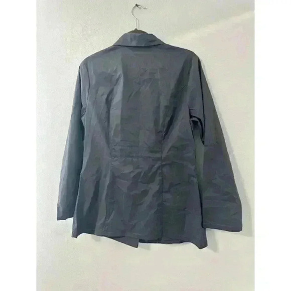 Dickies Jacket Large Blazer Work Coat Button Up Logo‎ Canvas - Picture 3 of 4